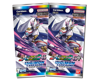 Digimon Card Game - 2 Packs of Reboot Booster Rising Wing [RB-01]