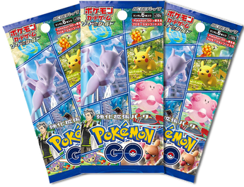 Pokemon Trading Card Game - 3 Packs of Pokemon GO