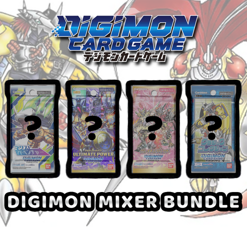 Digimon Card Game - 4 Pack Digimon Mixer Bundle