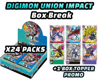 Digimon Trading Card Game - Digimon UNION IMPACT [BT-03] Box Break (24 Packs) #2