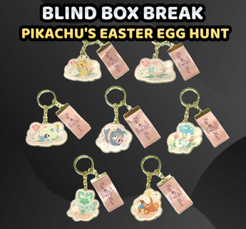 Pokemon Blind Box - Key Chain Collection Pikachu's Easter Egg Hunt