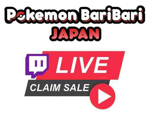 maggietcgtube - Pokemon BariBari Japan Live Claim Sale 10/31/2021