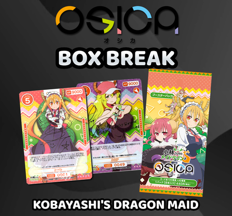 OSICA Trading Card Game - Kobayashi's Dragon Maid Box Break (12 Packs) #5
