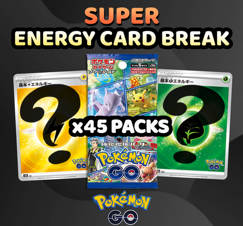 Pokemon Trading Card Game - Pokemon GO Energy Card Break (45 Packs) #1