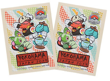 Pokemon Trading Card Game - Yokohama 2023 World Championships Sleeves Pokemon BariBari Japan Pokemon Trading Card Game - Yokohama 2023 World Championships Sleeves Pokemon BariBari Japan